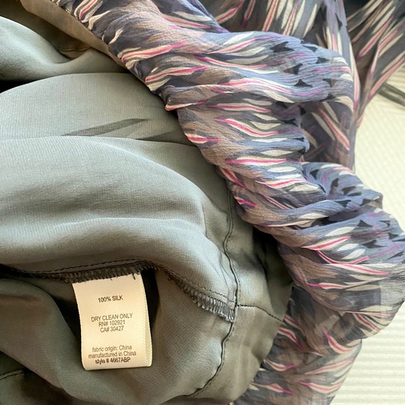 🖤Development By Erica Davies Patterned Silk Dress - Picture 6 of 12